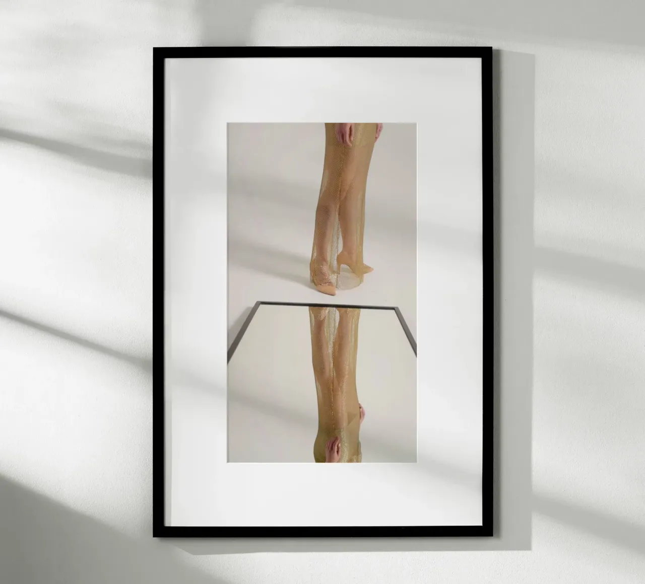 Gold Mesh & Nude Heels 3 poster da riedelphotoart