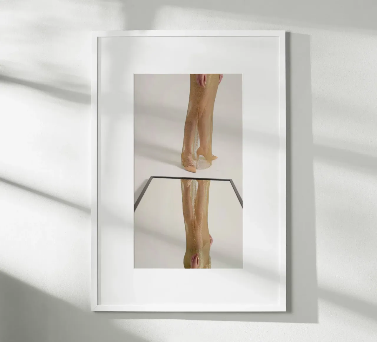 Gold Mesh & Nude Heels 3 poster da riedelphotoart