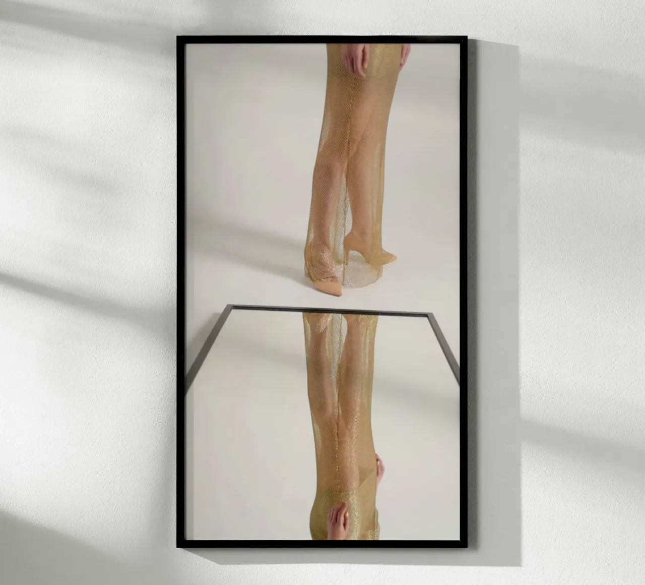 Gold Mesh & Nude Heels 3 poster da riedelphotoart