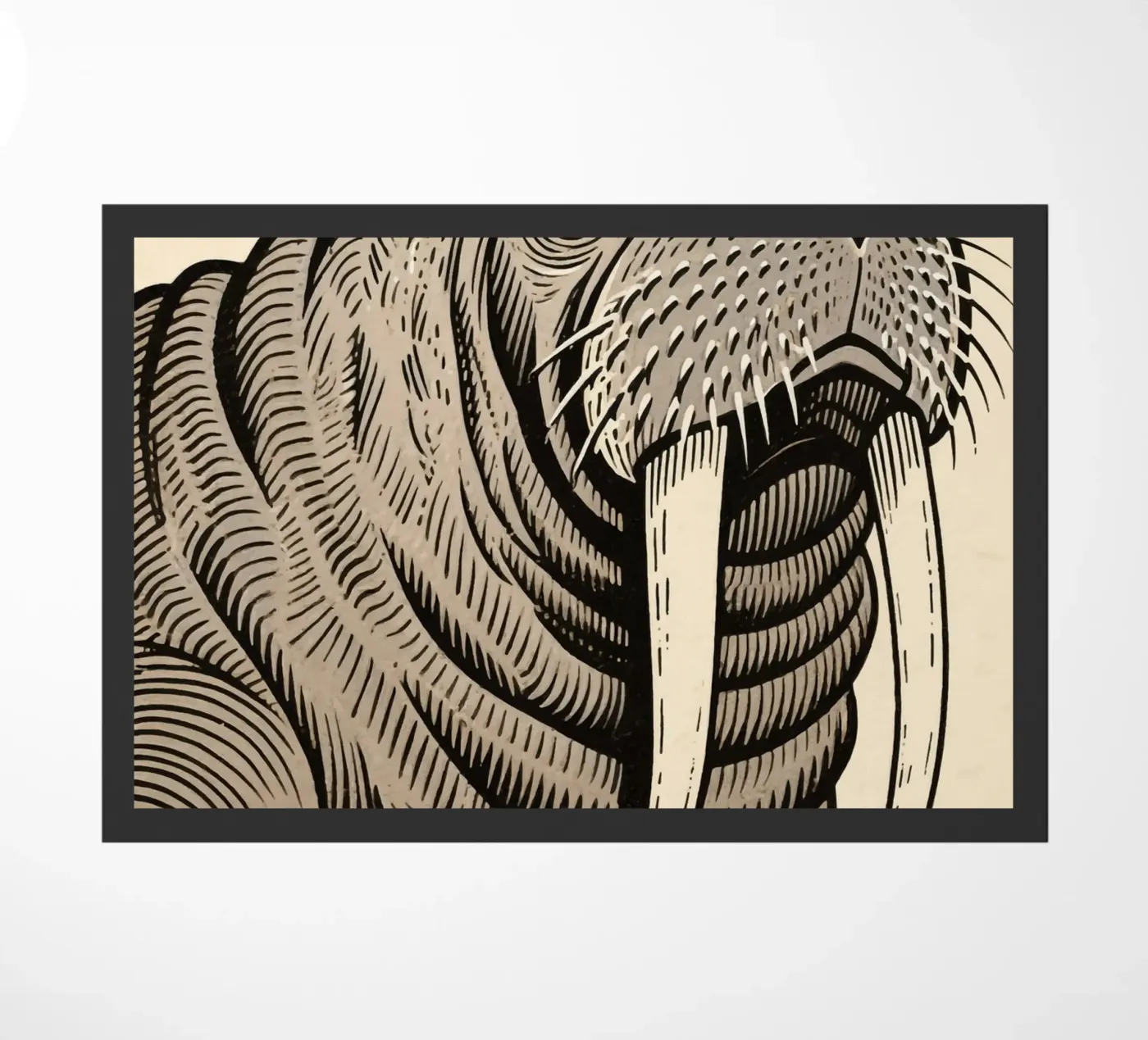 Walrus doormat by knowledge