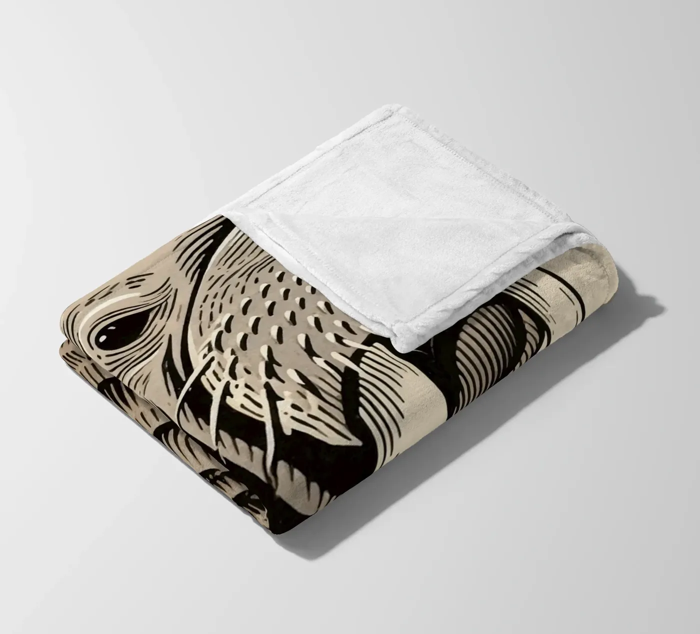 Walross Fleecedecke von knowledge