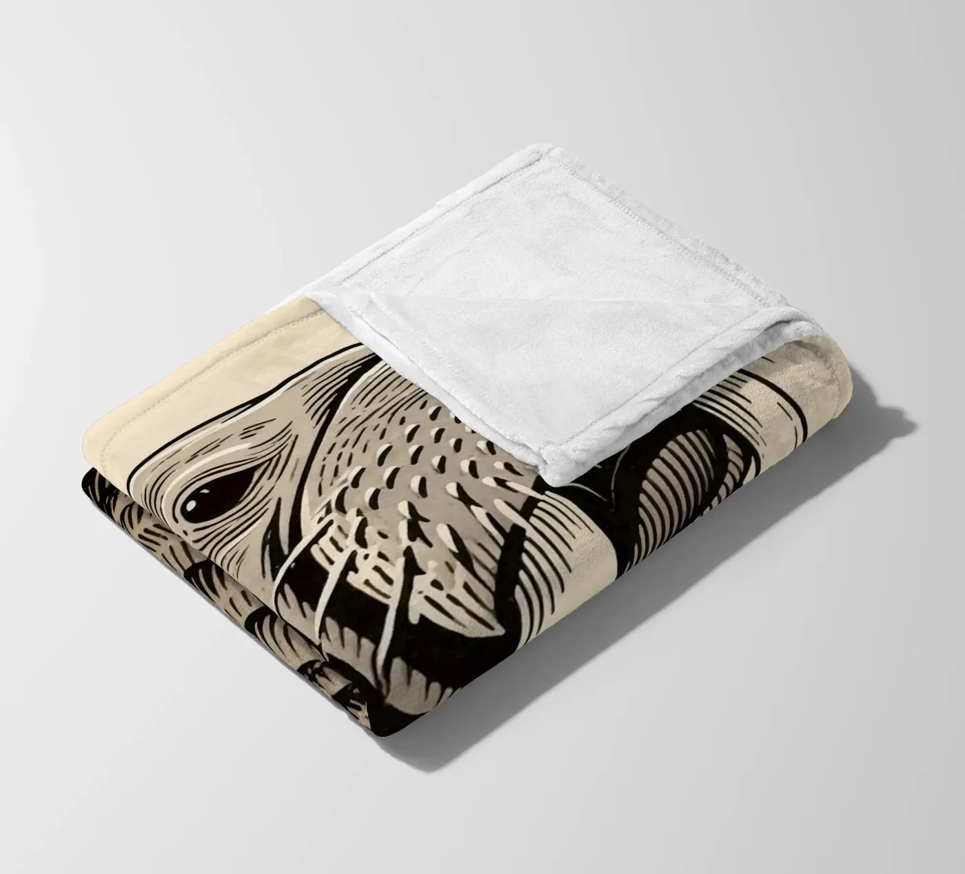 Walross Fleecedecke von knowledge