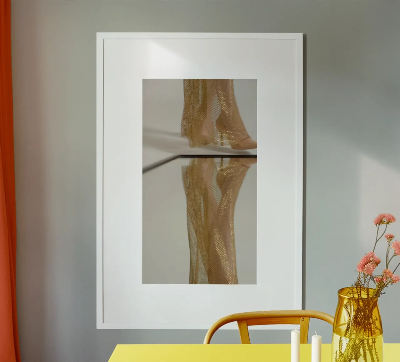Gold Mesh & Nude Heels 4 poster da riedelphotoart