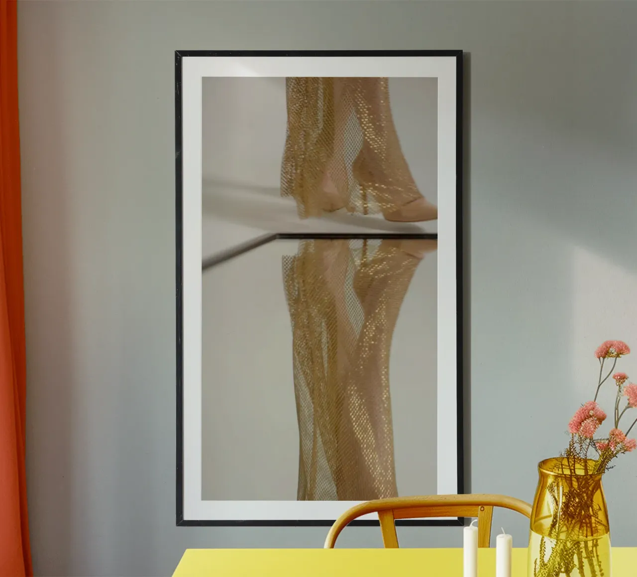 Gold Mesh & Nude Heels 4 poster da riedelphotoart