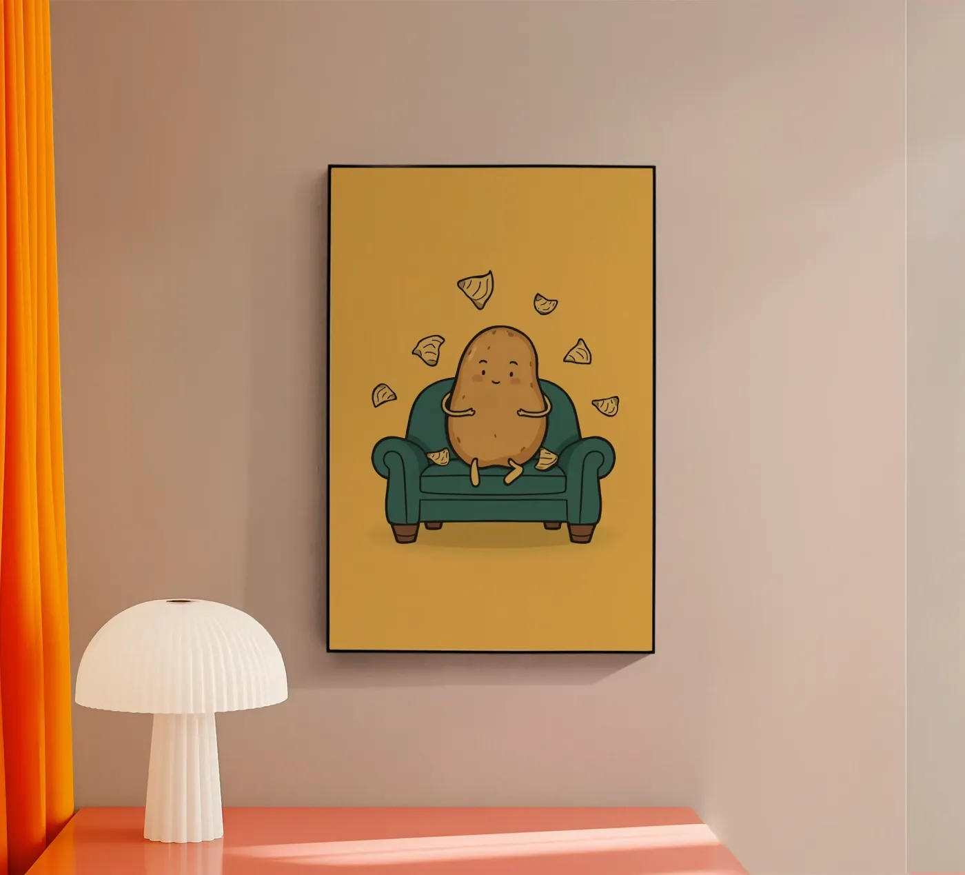 Couch Potato Acryl-Glas von DesignDoodle