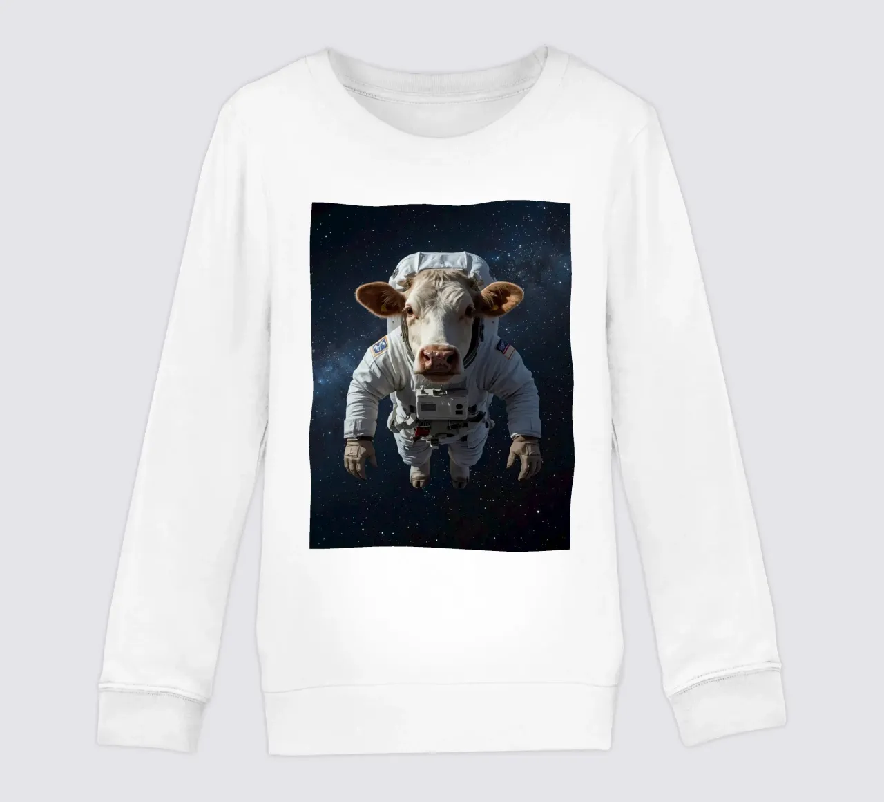 Mucca-stronauta felpa bambino da DesignDoodle