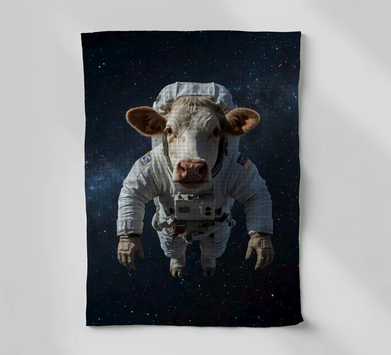 Mucca-stronauta canovaccio da cucina da DesignDoodle