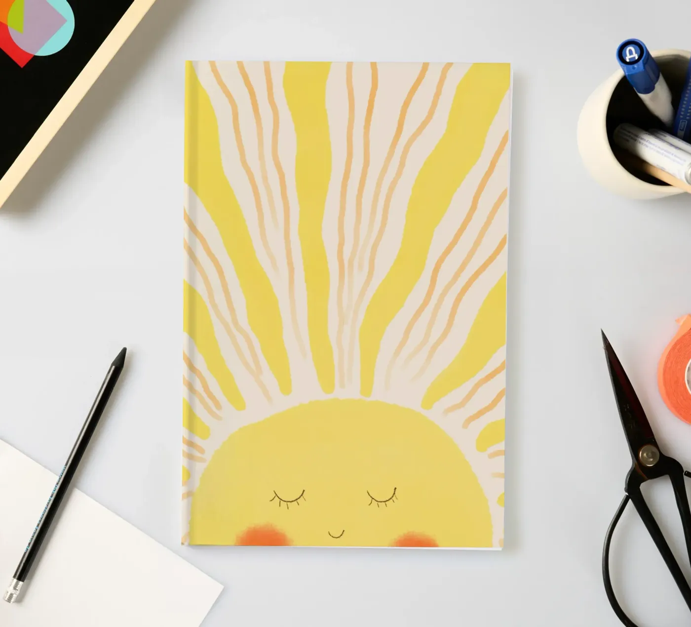 The Sun notebook by Indigo Rain