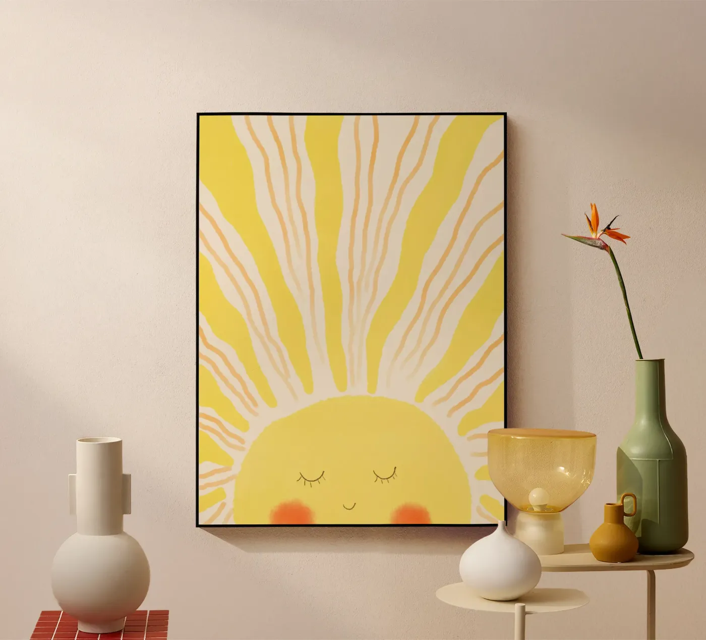 Il Sole plexiglass da Indigo Rain