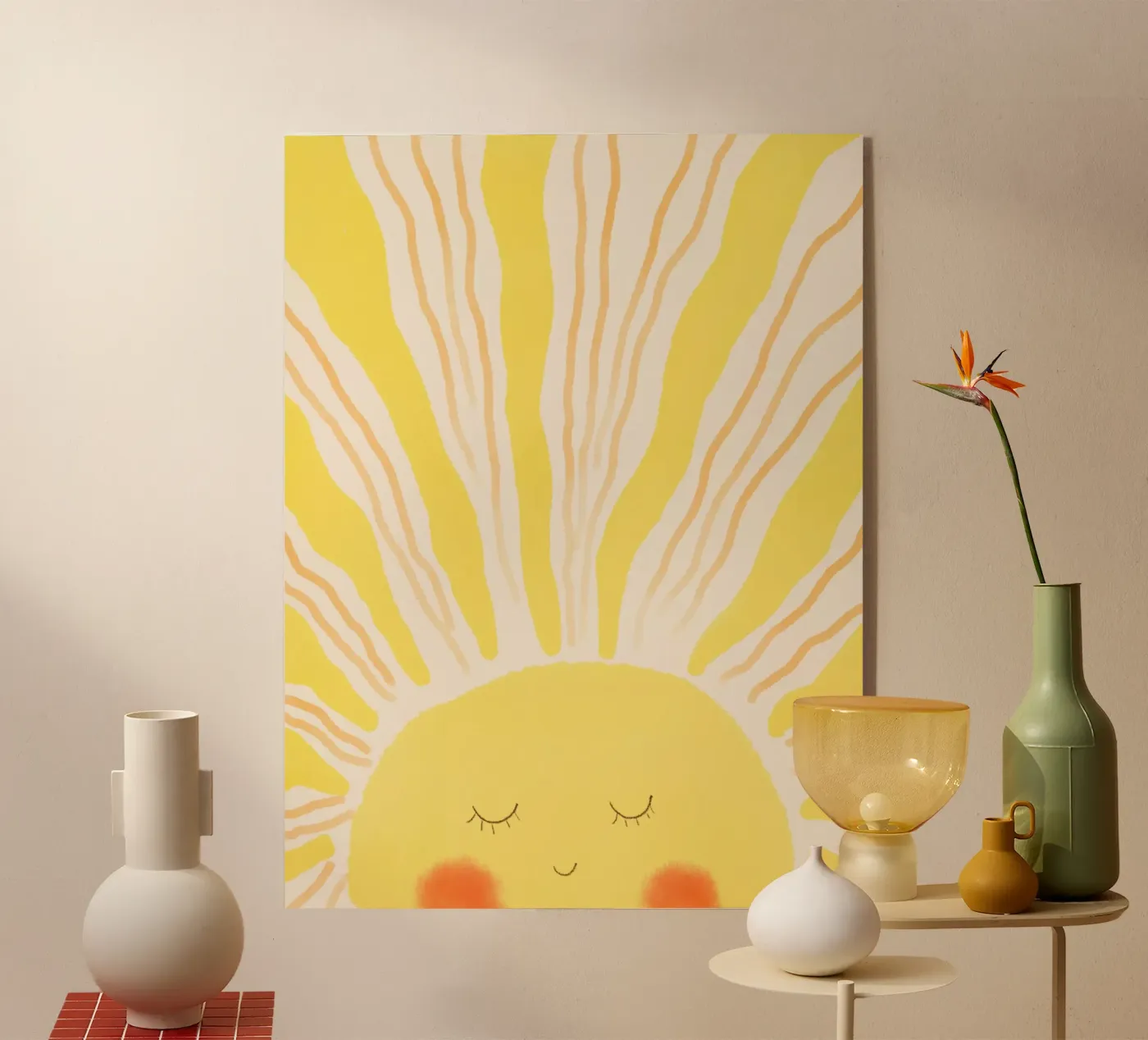 Il Sole plexiglass da Indigo Rain