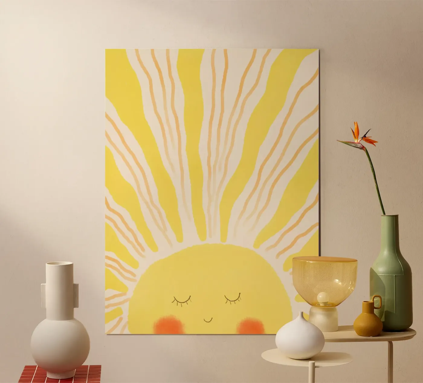 De zon poster van Indigo Rain