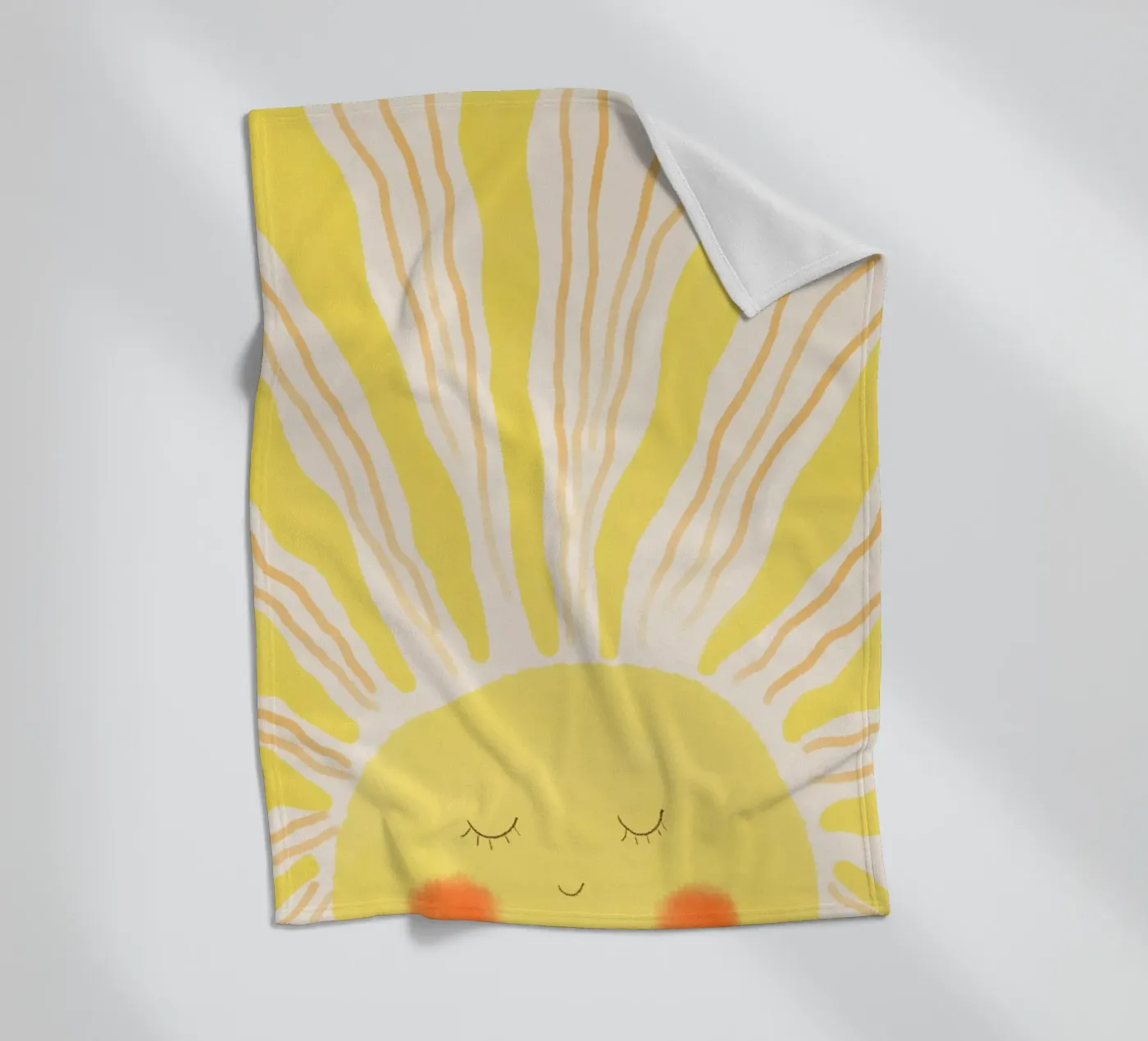 De zon fleecedeken van Indigo Rain