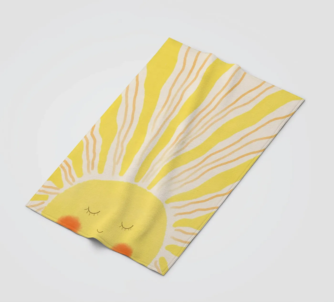 De zon fleecedeken van Indigo Rain