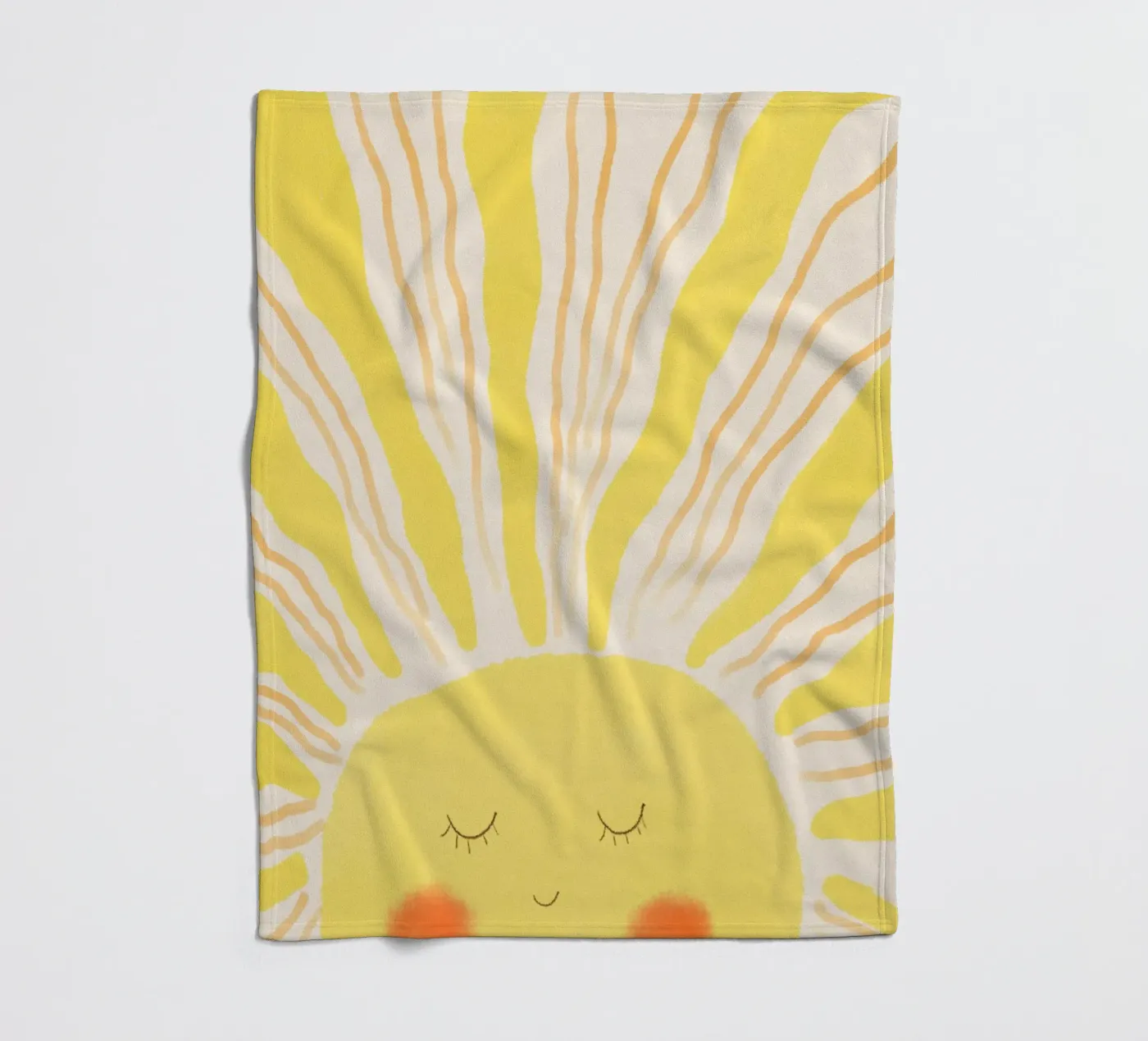 De zon fleecedeken van Indigo Rain