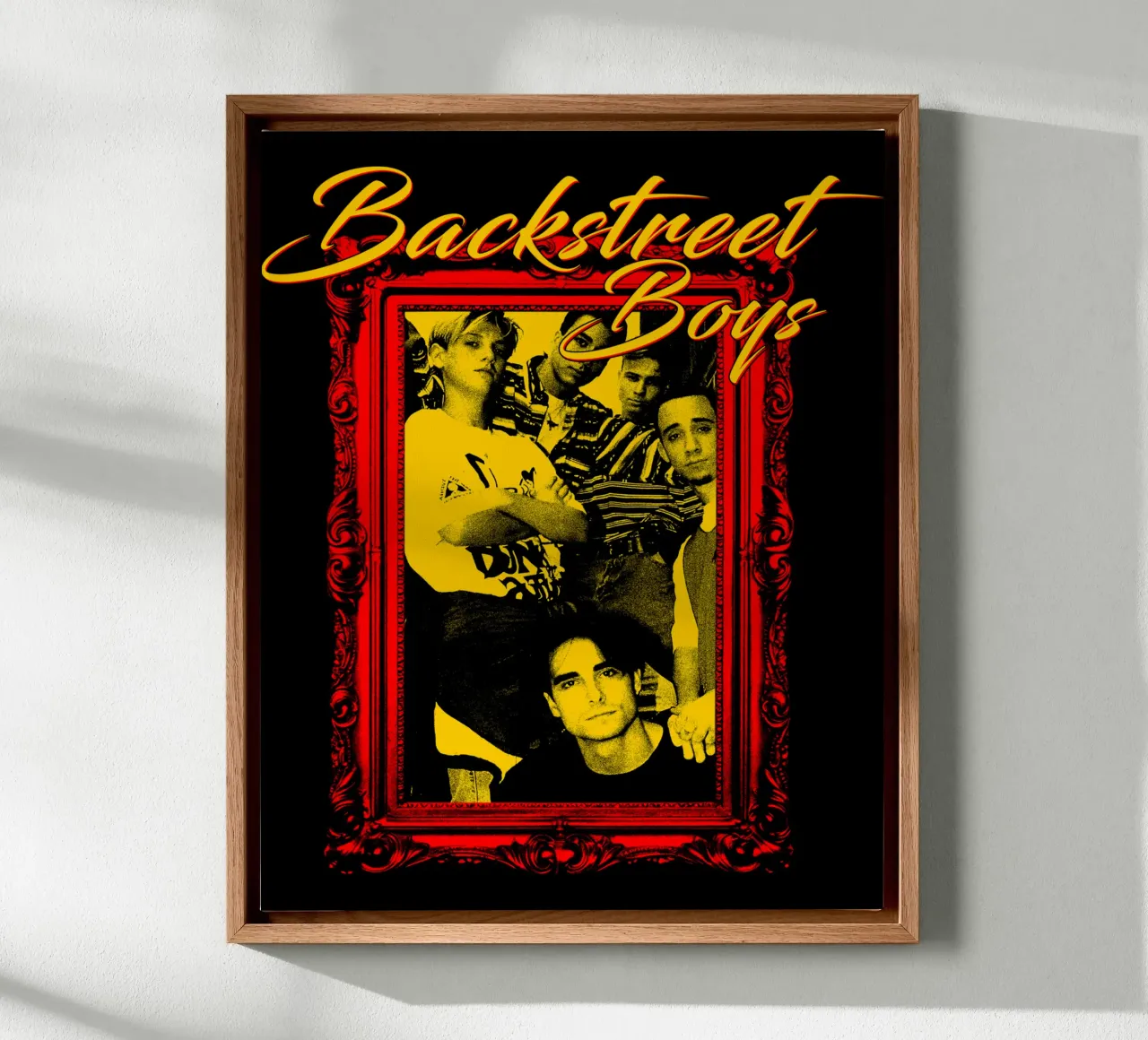 Marco Backstreet Boys R&B lienzo con Marco flotante de grass.studio_