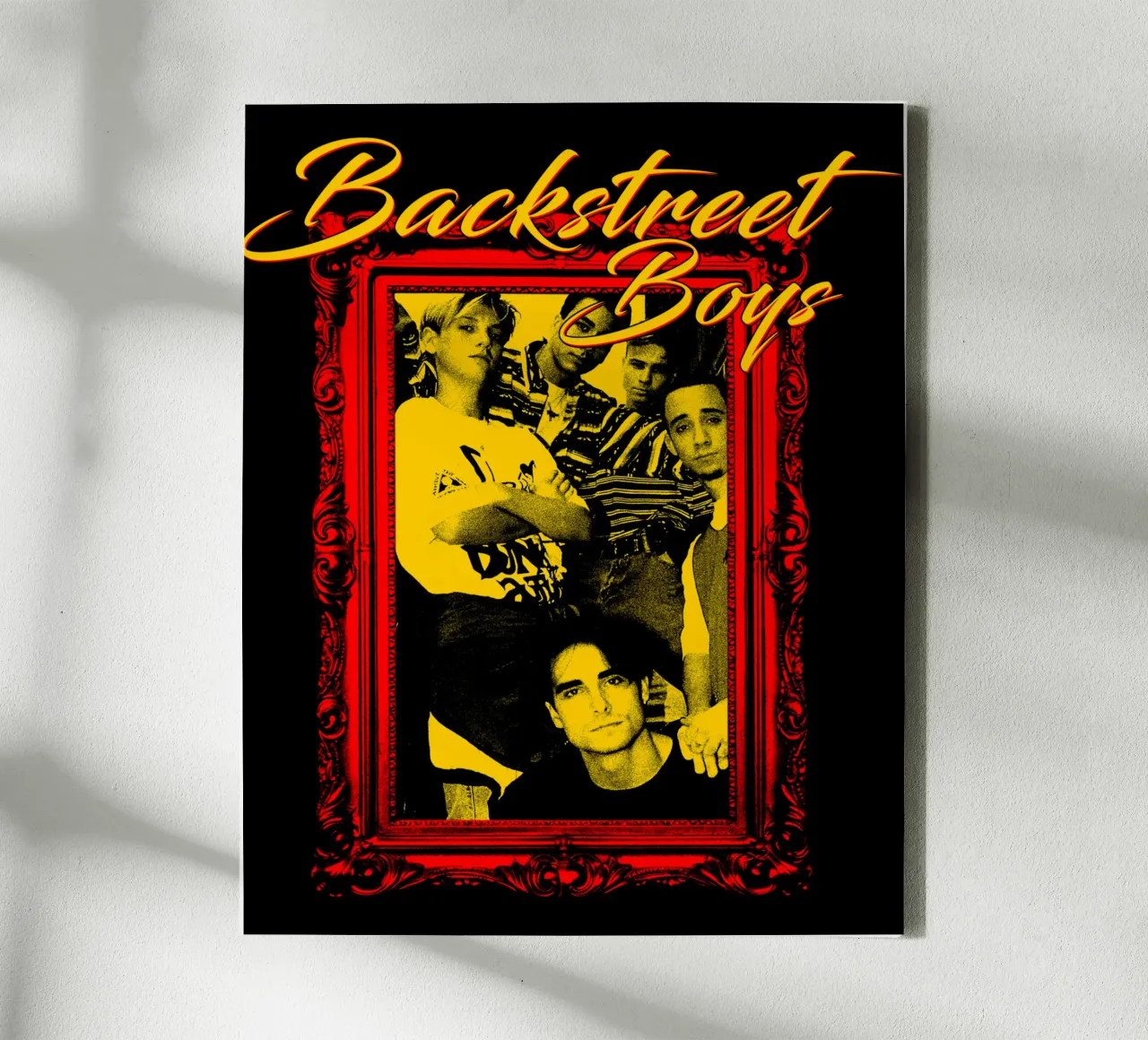 Marco Backstreet Boys R&B lienzo con Marco flotante de grass.studio_