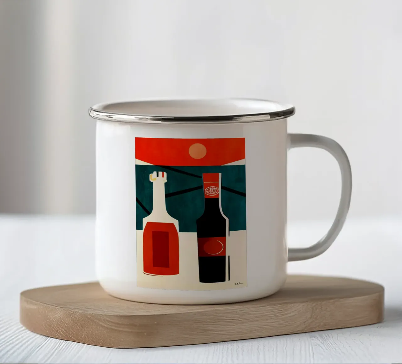 Cin Cin! tazza in smalto da Bo Anderson