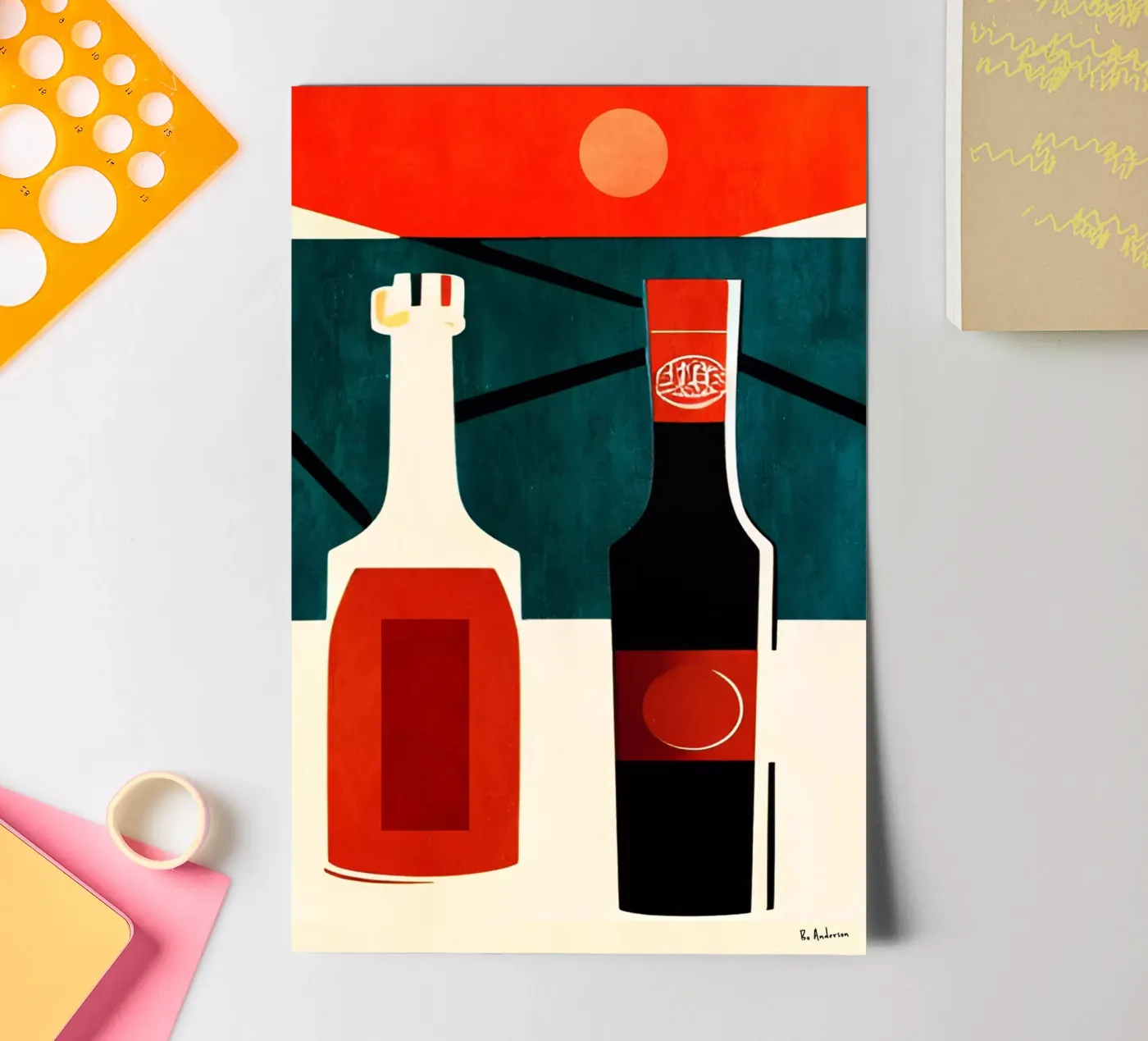 Cin Cin! sticker sheet by Bo Anderson