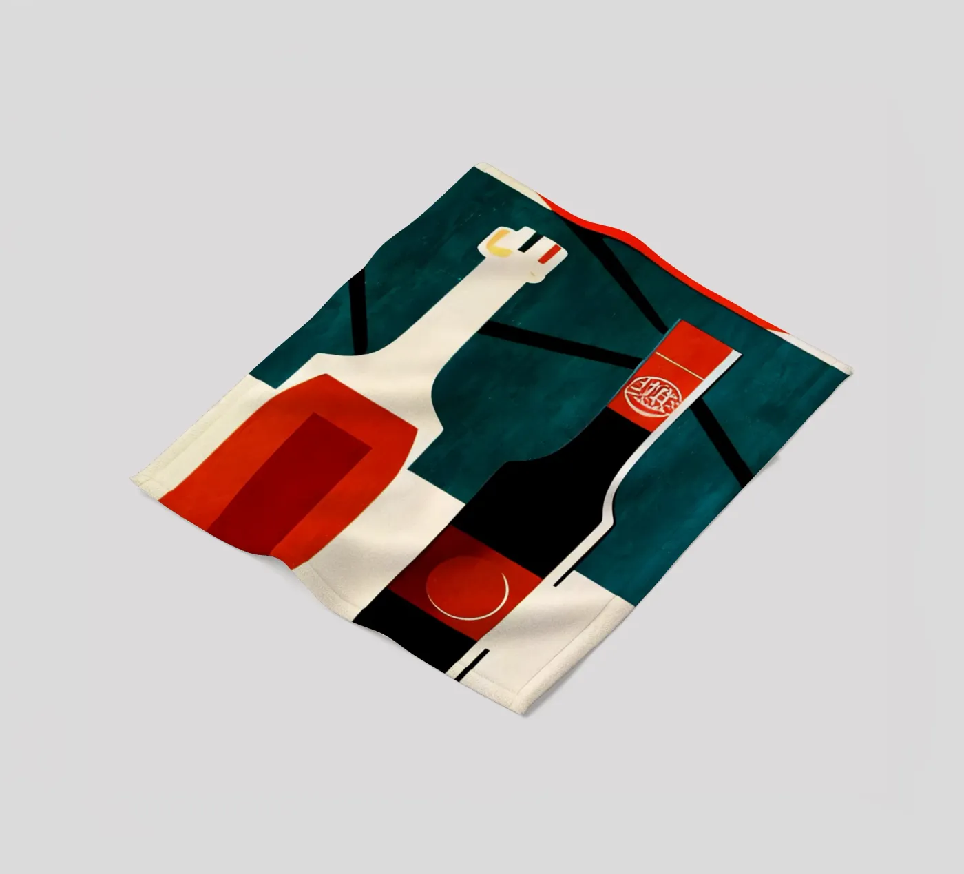 Cin Cin! fleece blanket by Bo Anderson