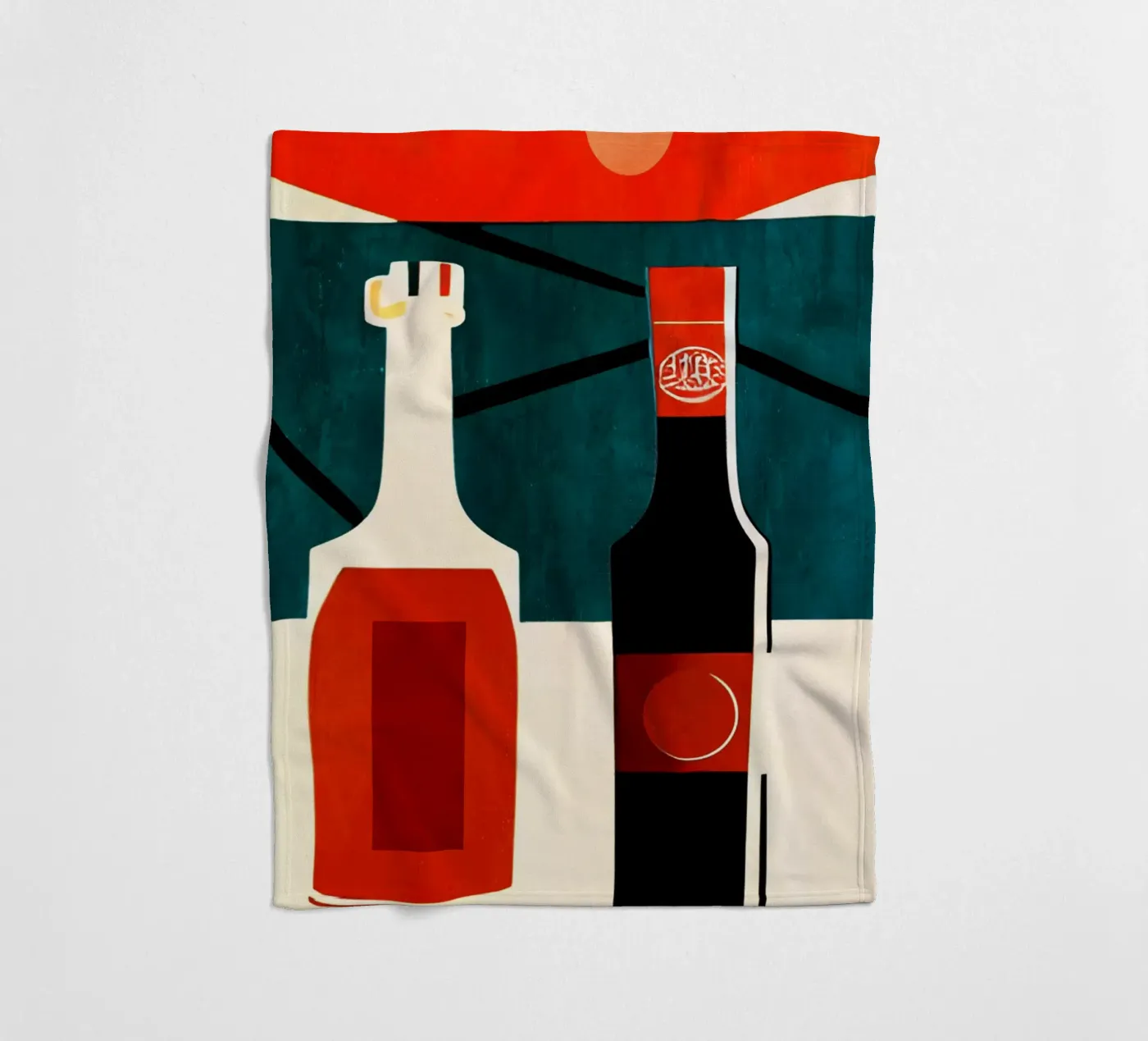 Cin Cin! fleece blanket by Bo Anderson