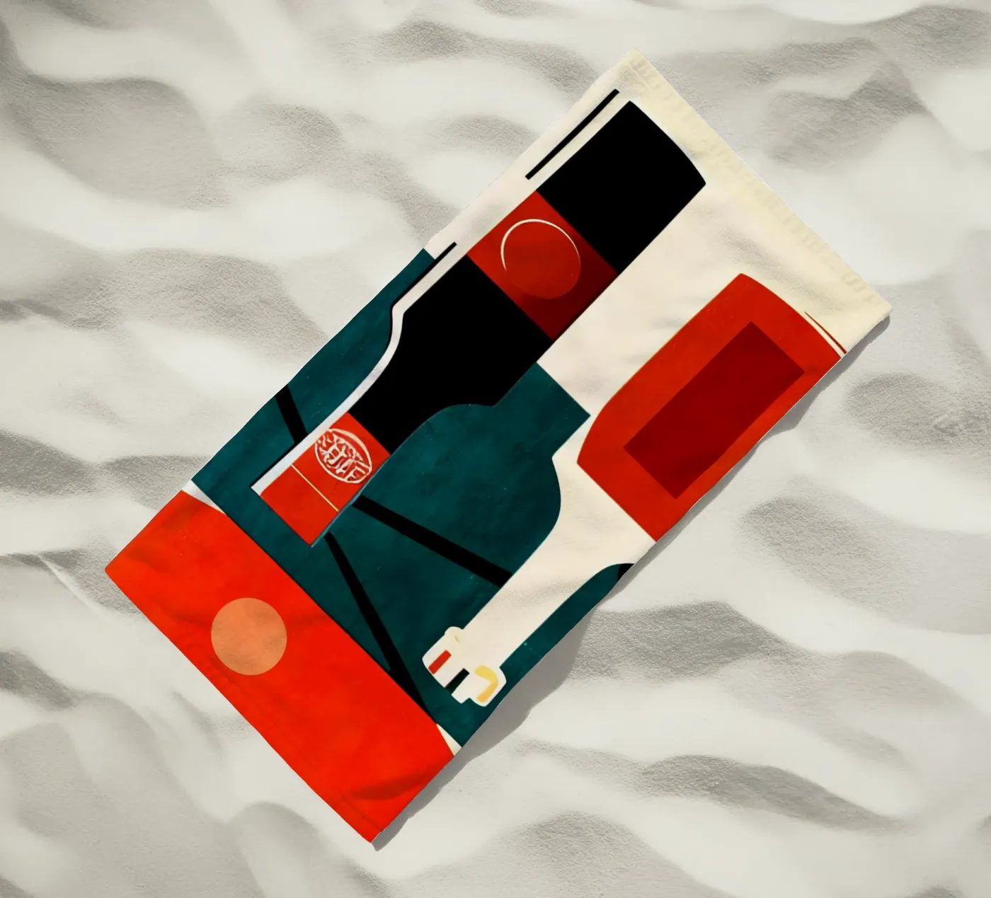 Cin Cin! serviette de plage de Bo Anderson