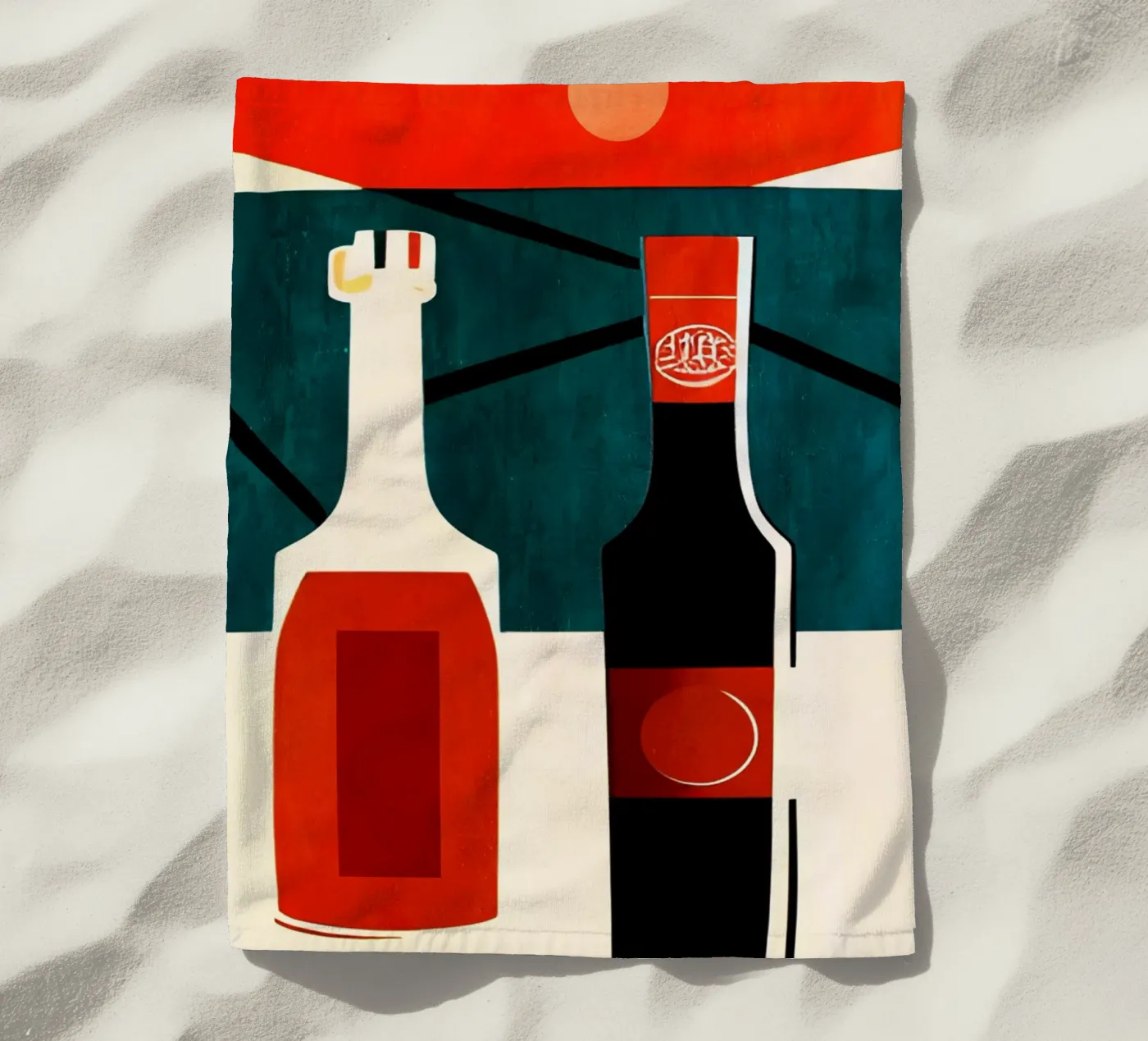 Cin Cin! serviette de plage de Bo Anderson