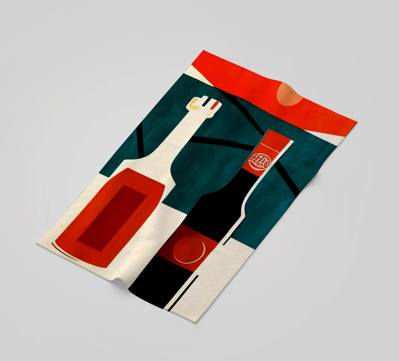 Cin Cin! beach towel by Bo Anderson