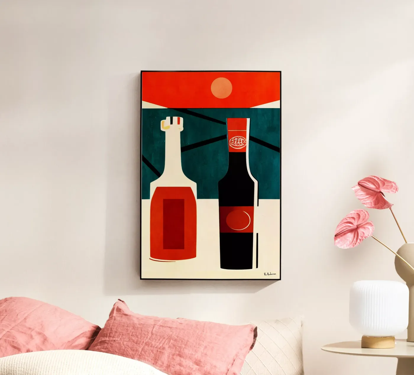 Cin Cin! acryl van Bo Anderson