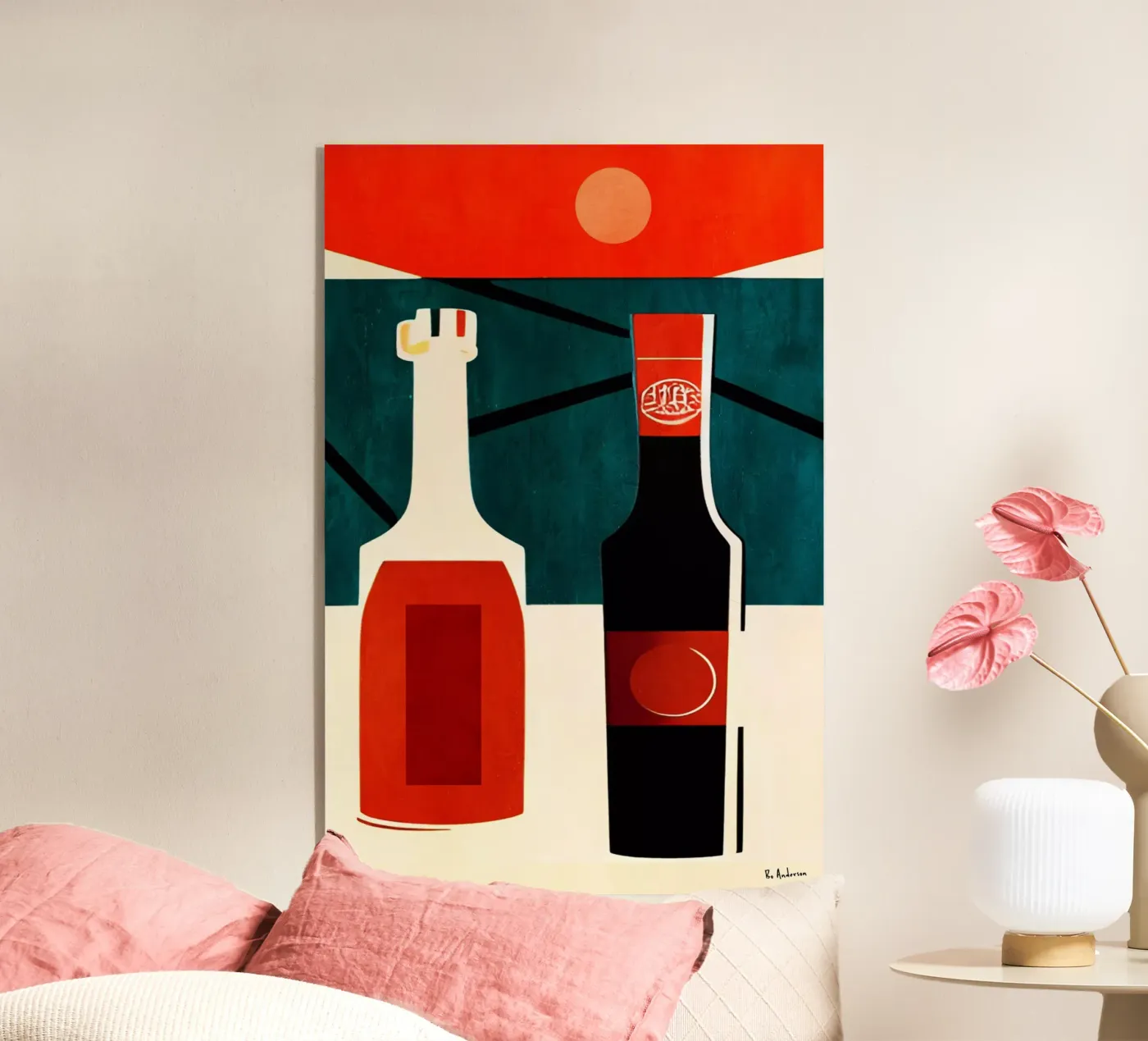 Cin Cin! acryl van Bo Anderson