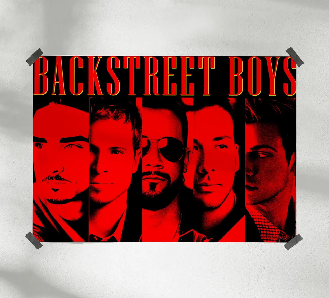 Gunge Backstreet Boys Pop poster da grass.studio_