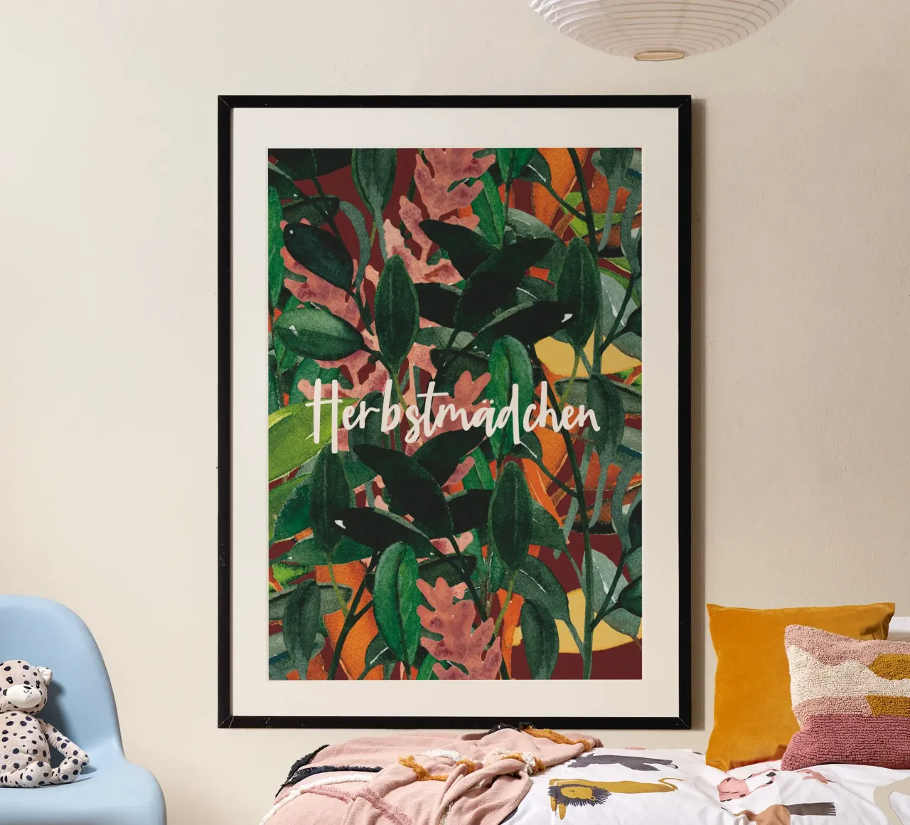 Ragazza d'autunno carta hahnemühle da maramirage