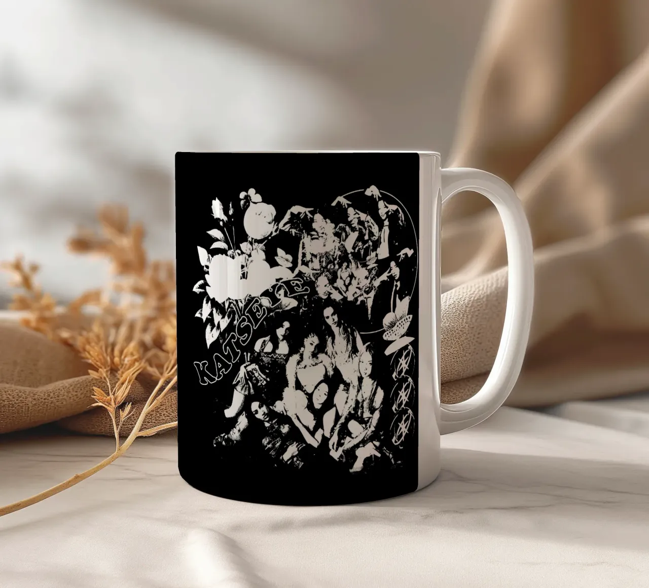 Sagoma di Katseye Pop tazza in ceramica da eliouxence
