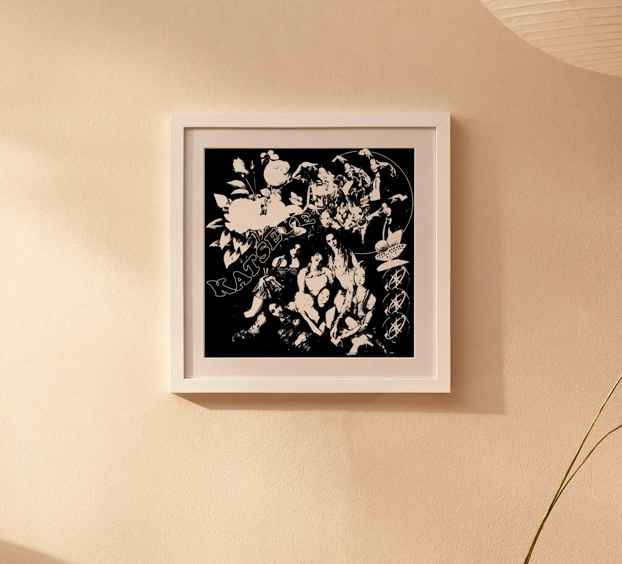 Sagoma di Katseye Pop poster con telaio in legno da eliouxence