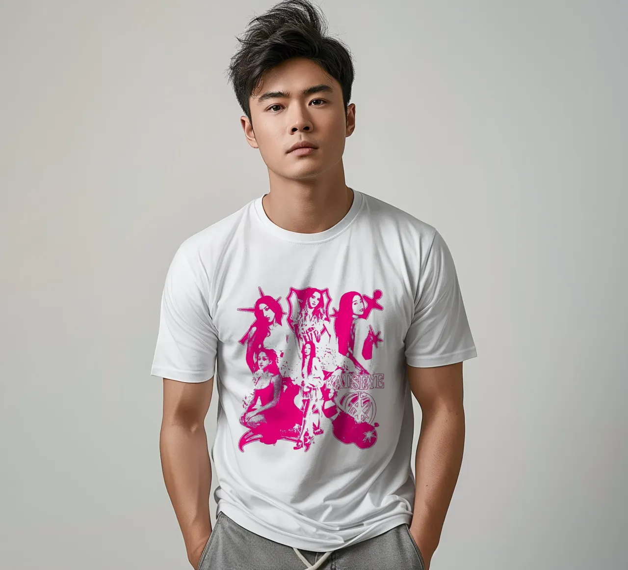 SIlhouette Katseye Dansa Pop t-shirt da eliouxence