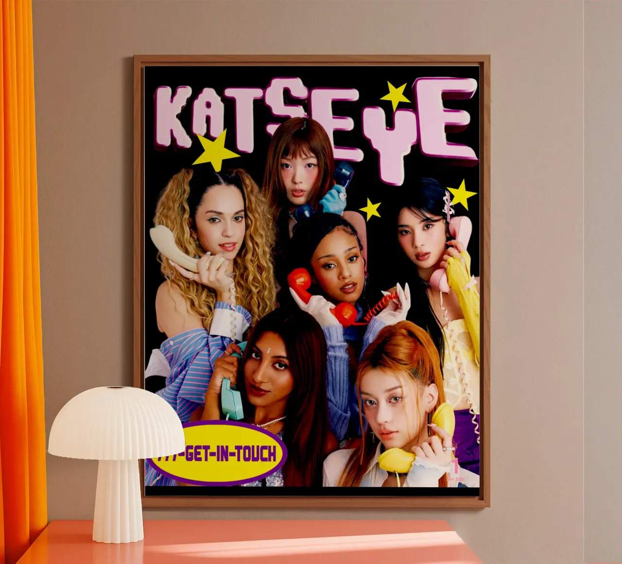 Katseye Pop Band alluminio dibond da eliouxence