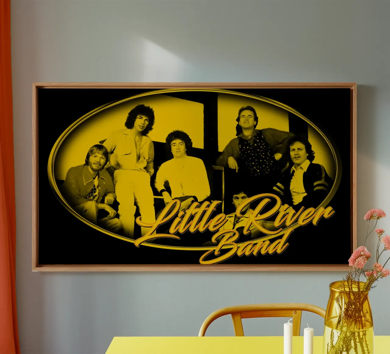 Little River band Pop Band tela con Cornice a cassetta da igoshdesigns