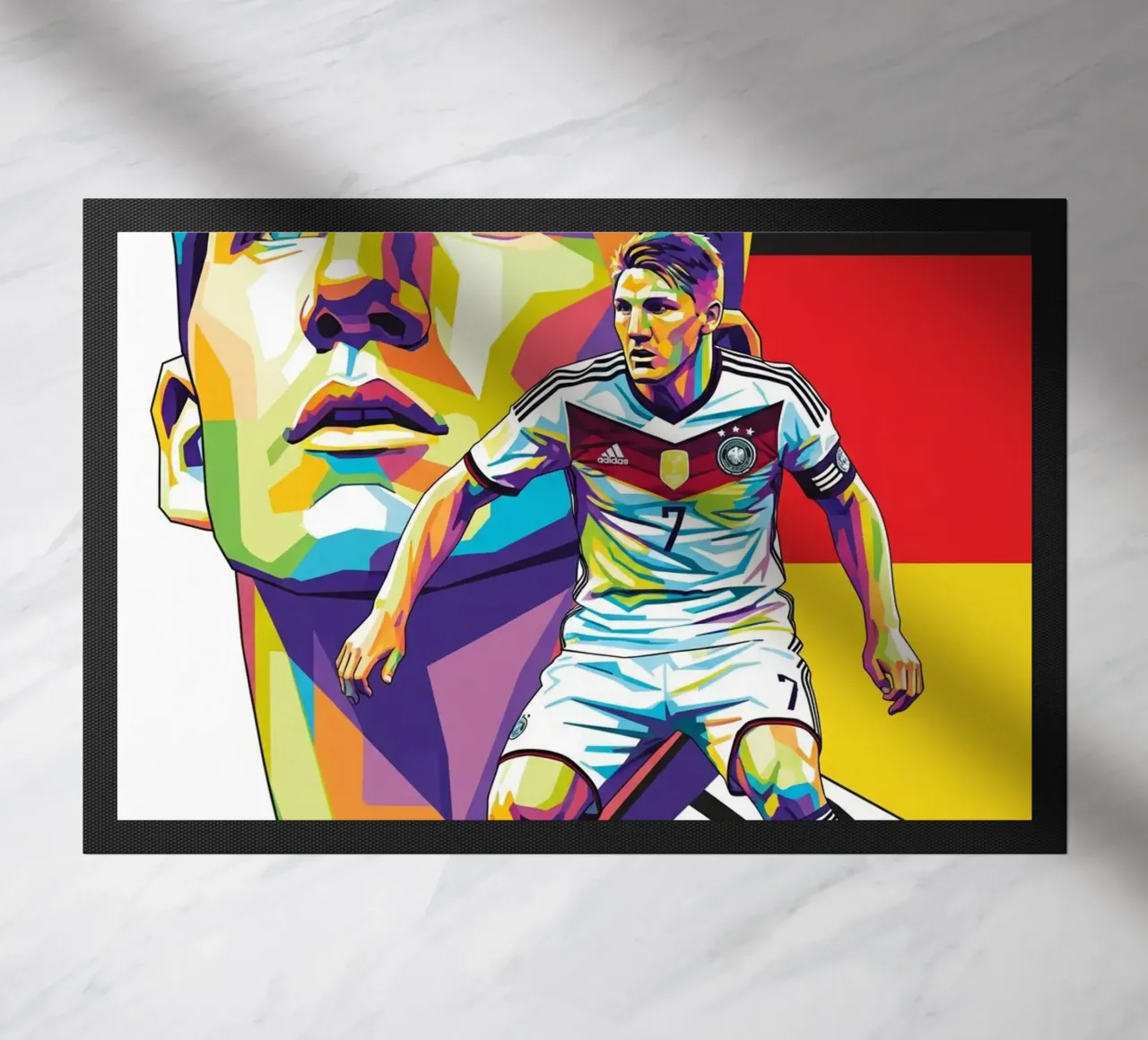 Bastian Schweinsteiger pop art zerbino da Hantamrata