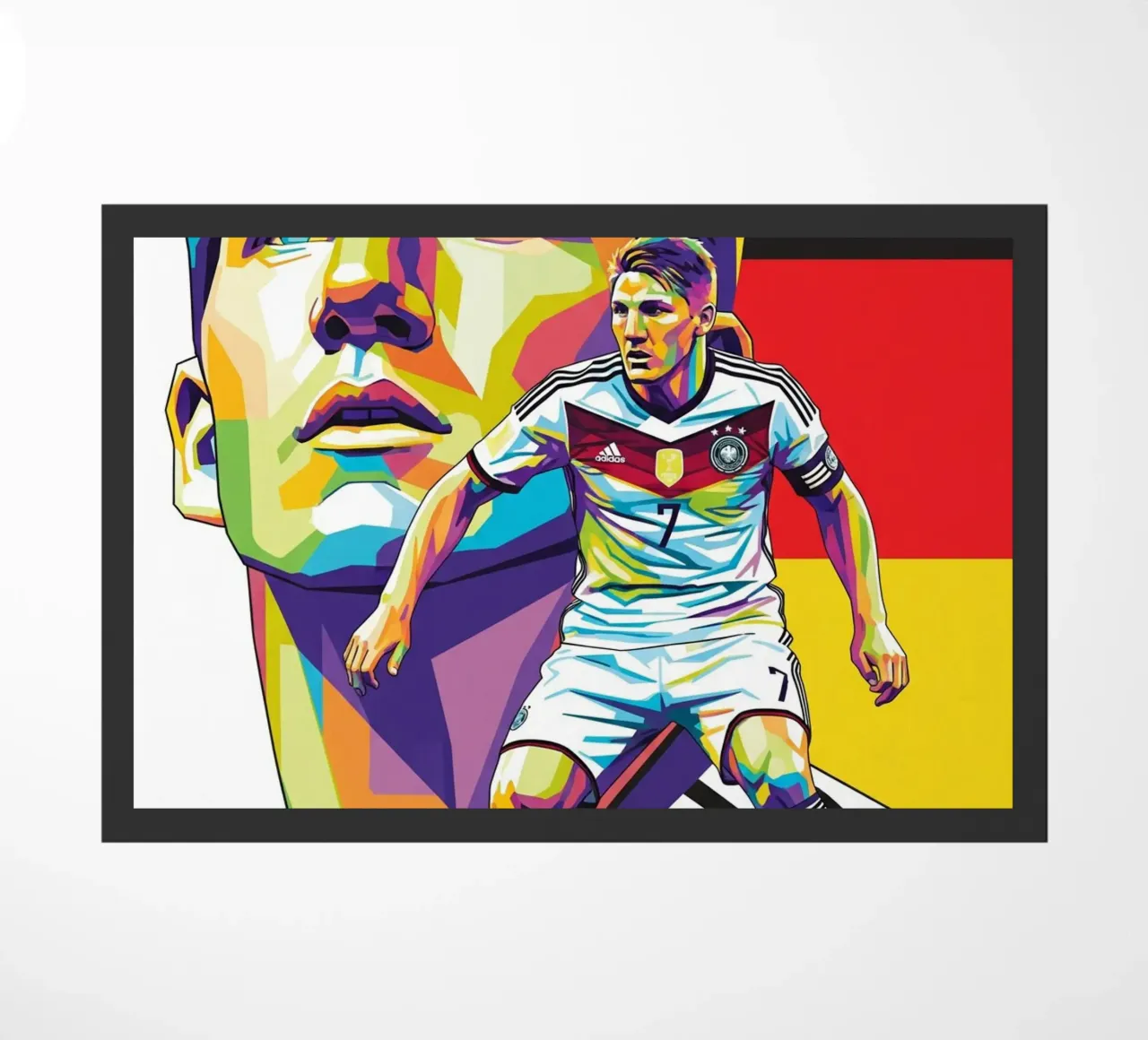 Bastian Schweinsteiger pop art zerbino da Hantamrata