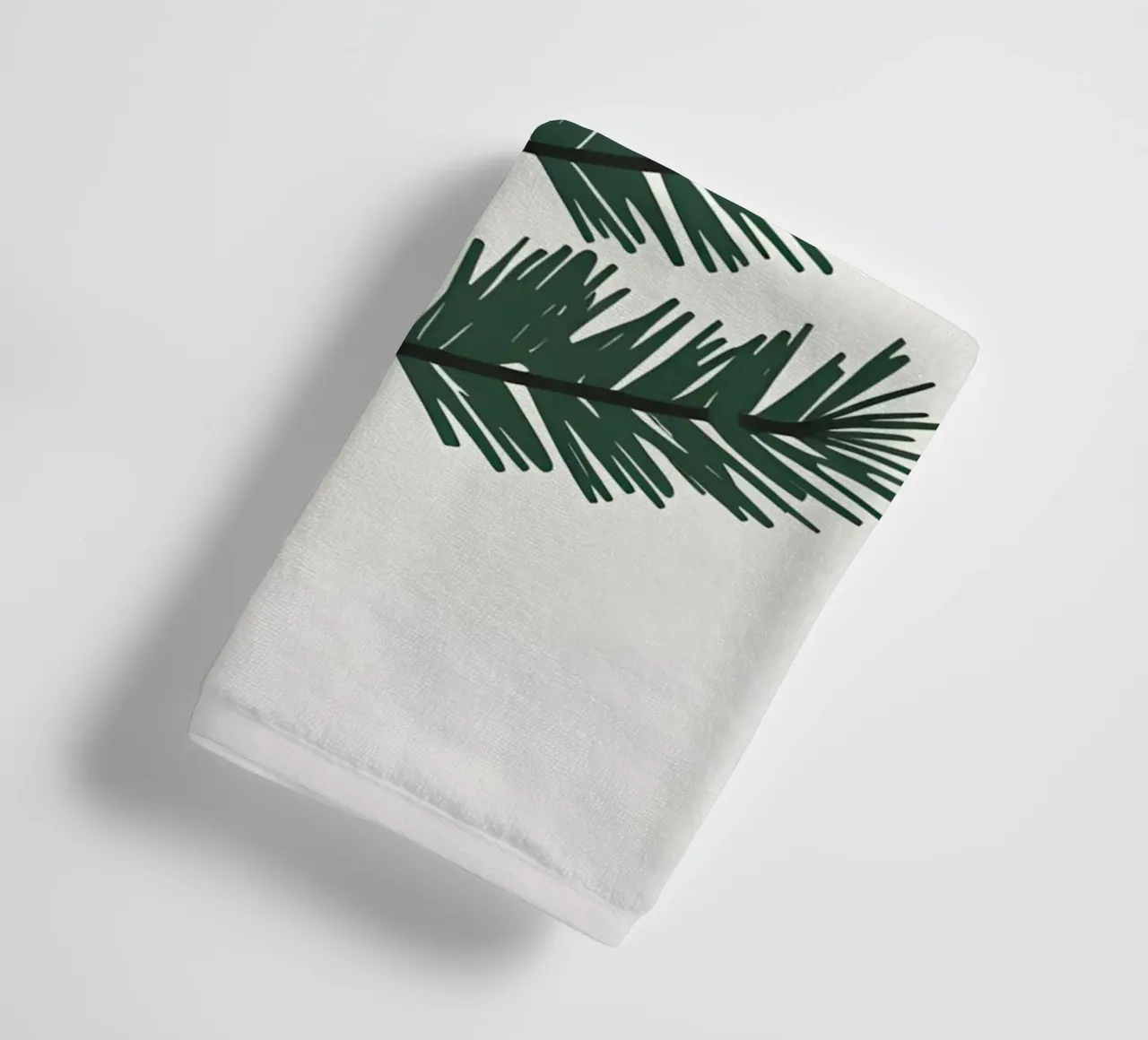 Pine Branch towel by Botanical Gallery