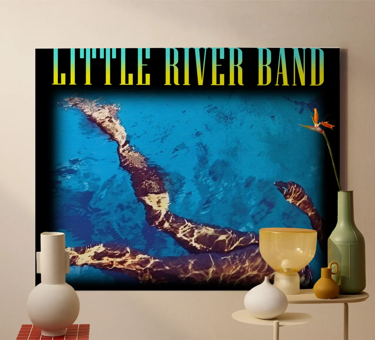 Soft Rock Little River Band tela con Cornice a cassetta da igoshdesigns