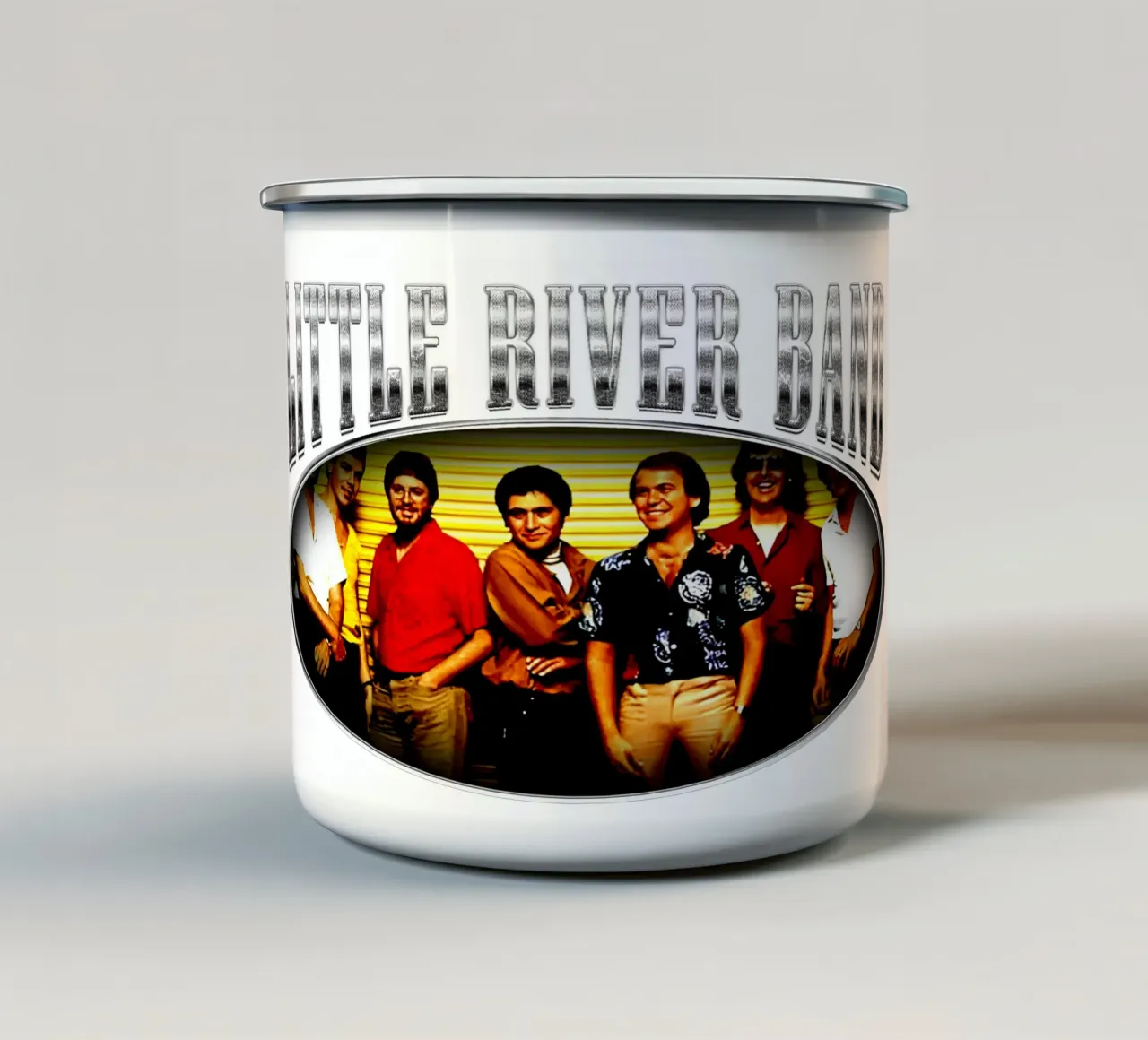 Little River Band soft rock tazza in smalto da igoshdesigns