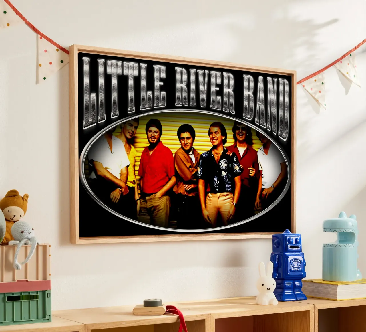 Little River Band soft rock tela con Cornice a cassetta da igoshdesigns
