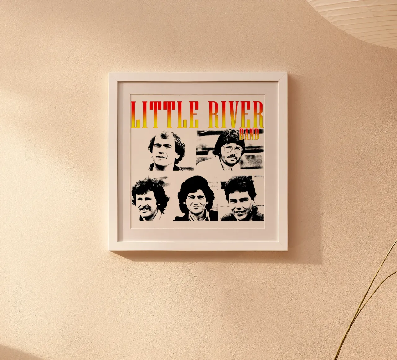 Volto Silhouette Little River Band poster da igoshdesigns