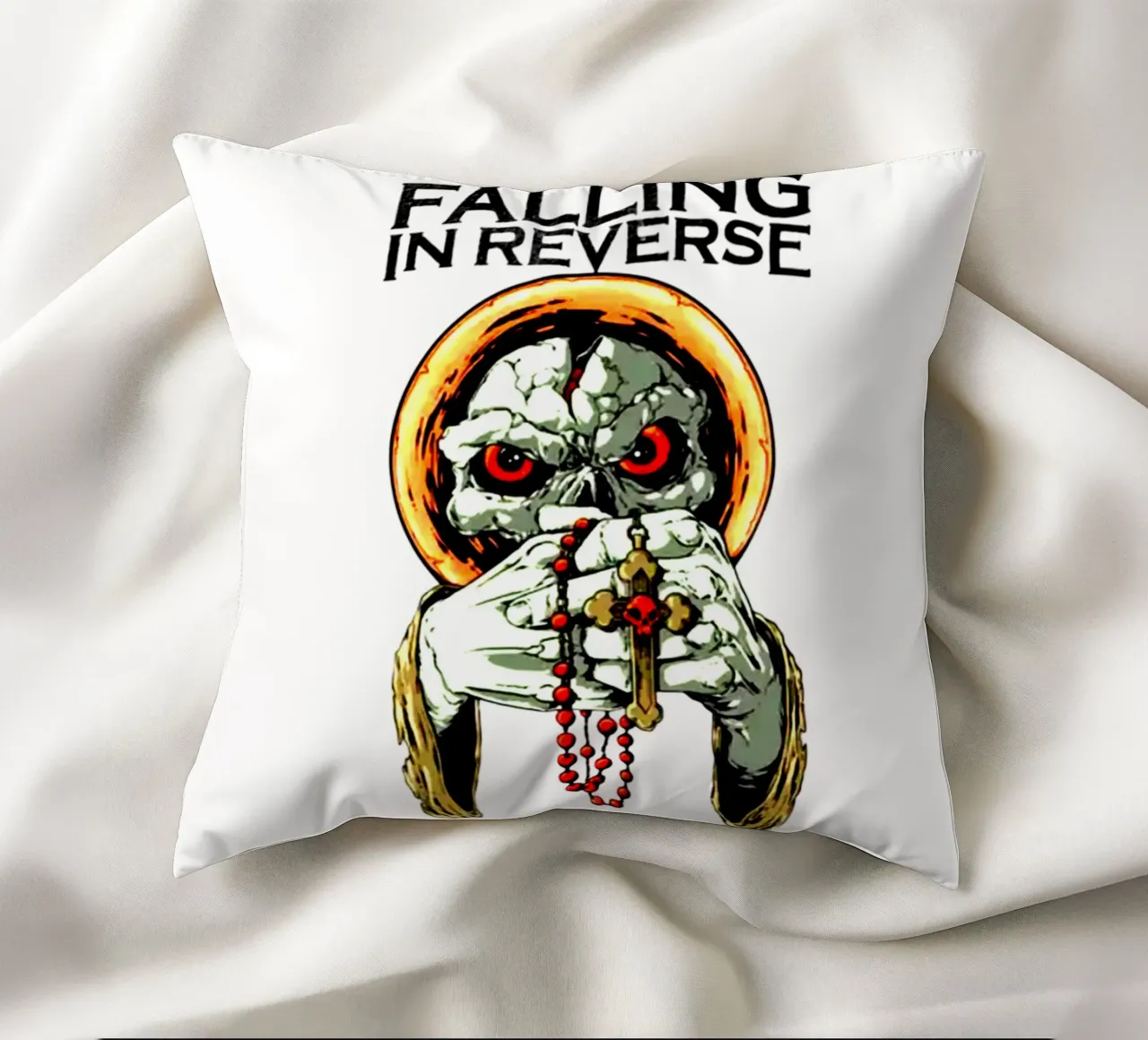 Falling In Reverse Post-hardcore cuscino da mannys_artt