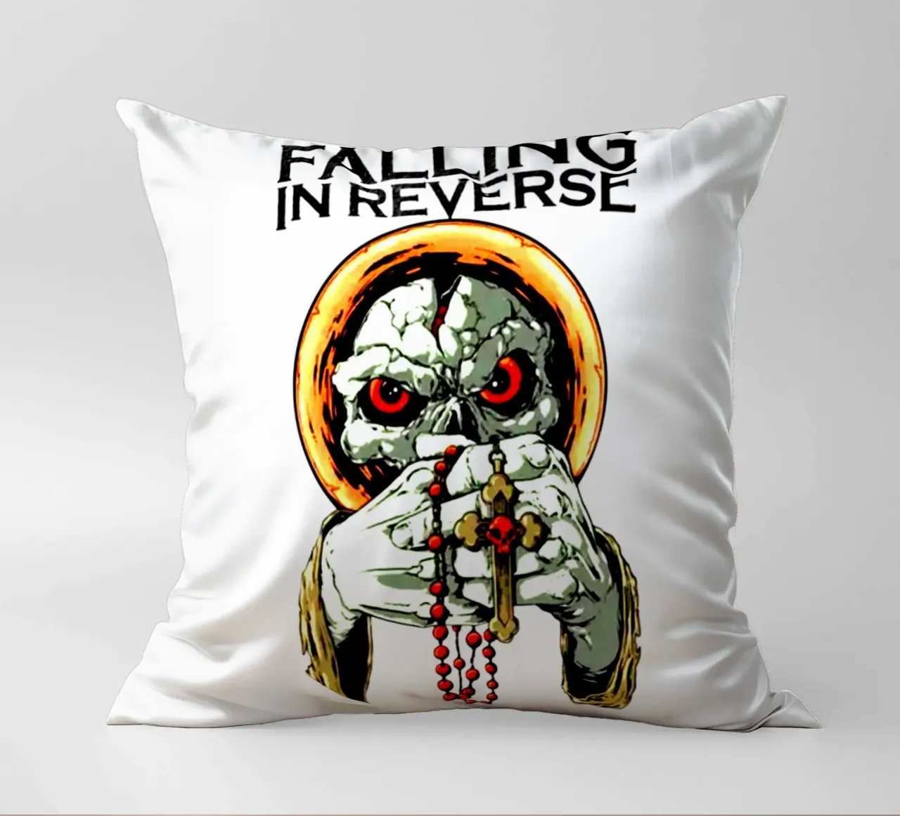 Falling In Reverse Post-hardcore cuscino da mannys_artt