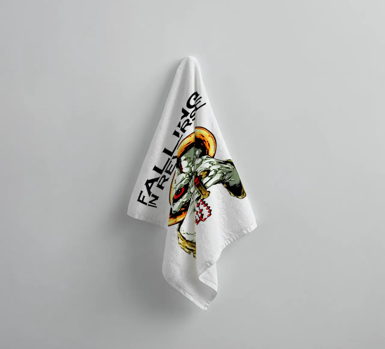 Falling In Reverse Post-hardcore asciugamano da bagno da mannys_artt