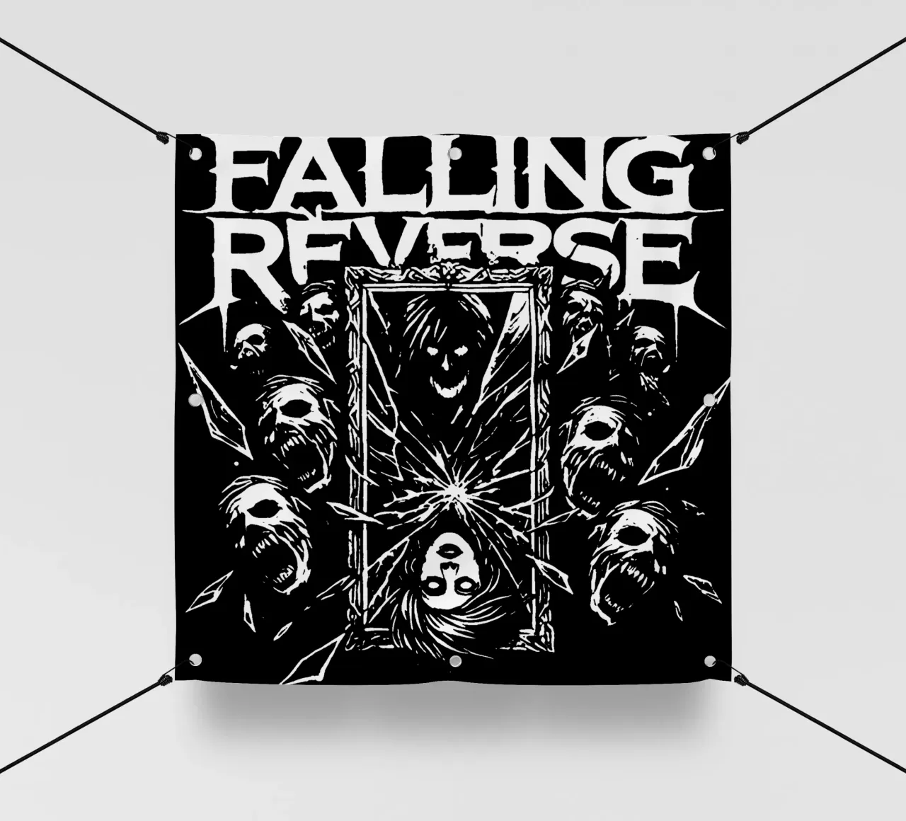 Metalcore Falling in Reverse telo in pvc da mannys_artt