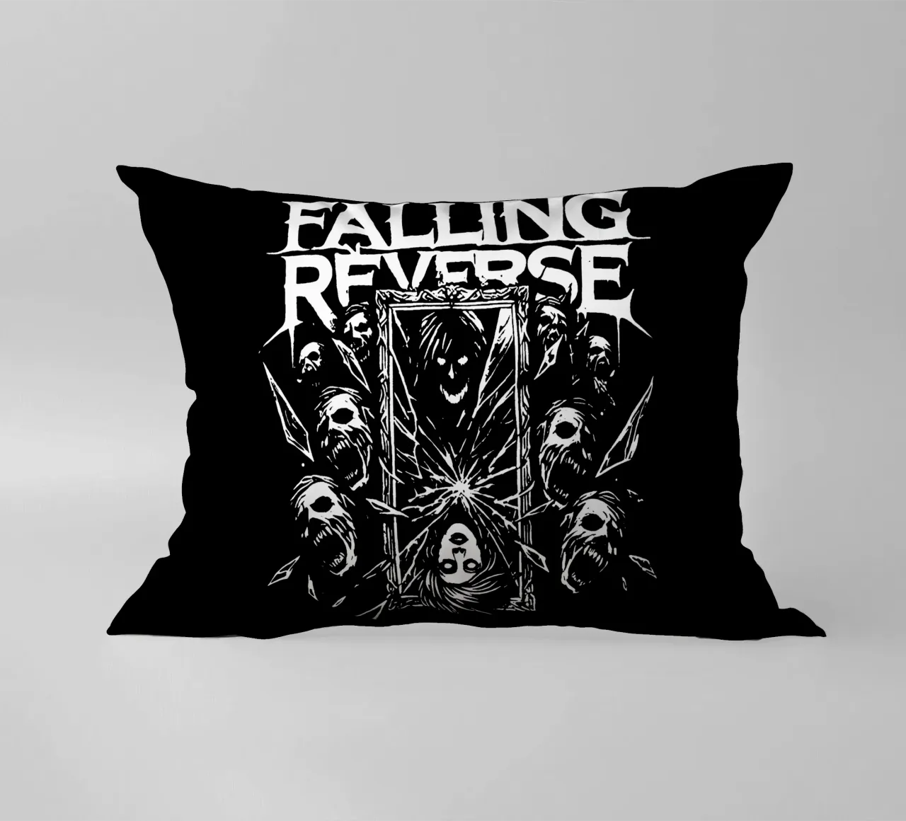 Metalcore Falling in Reverse cuscino da mannys_artt