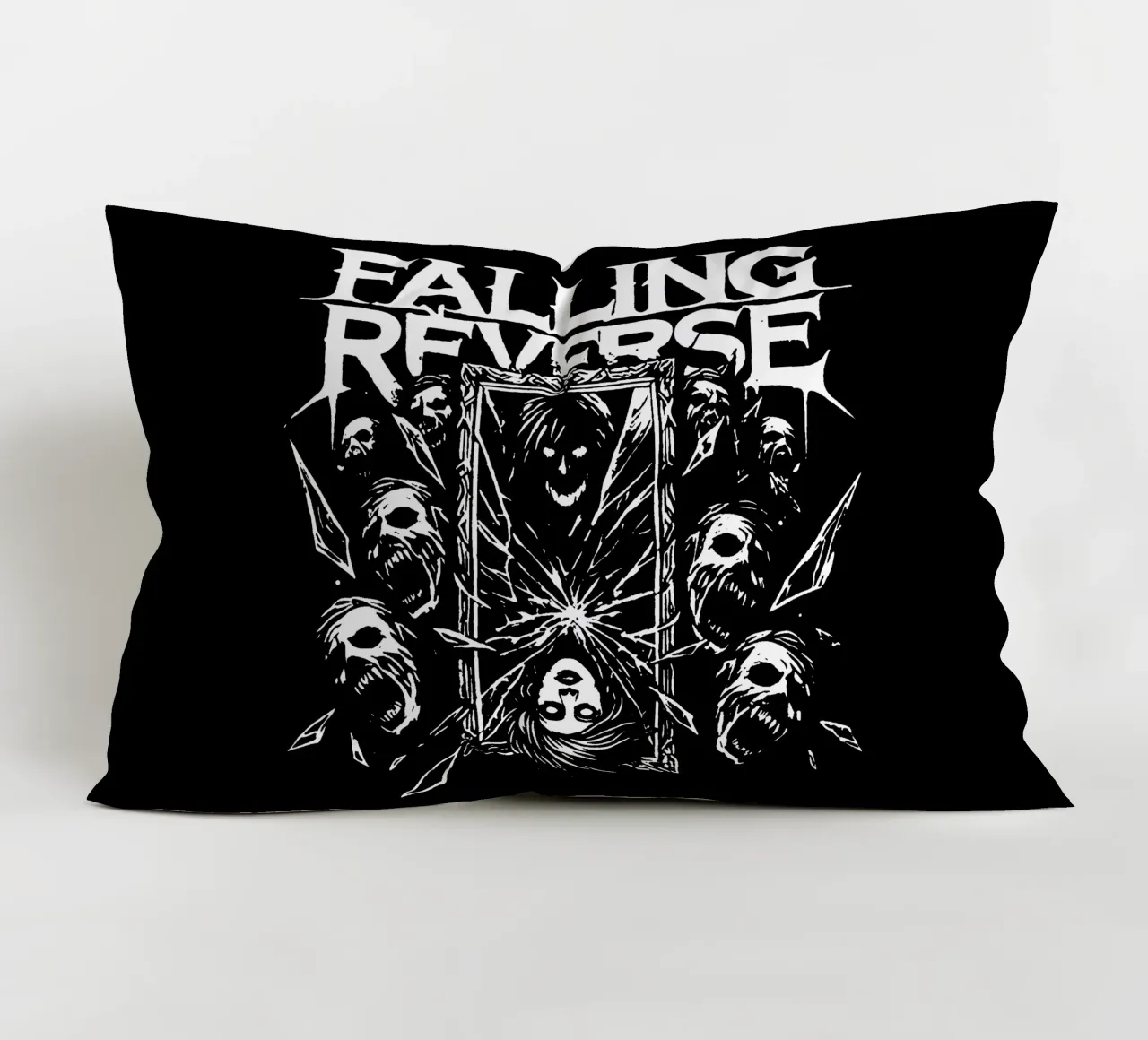 Metalcore Falling in Reverse cuscino da mannys_artt