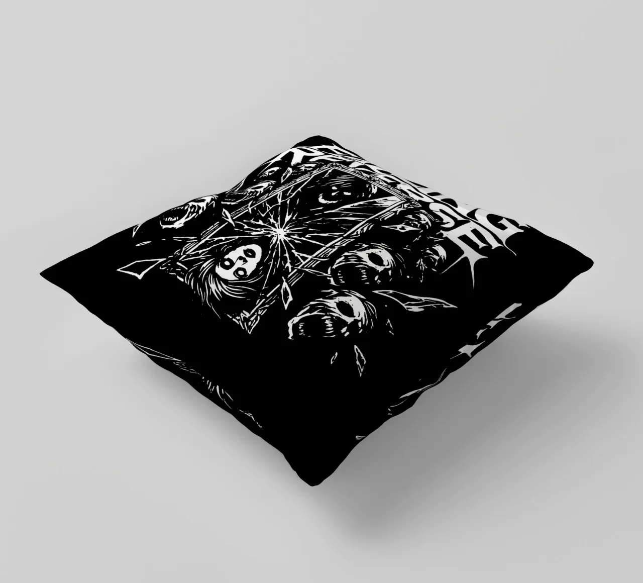 Metalcore Falling in Reverse cuscino da mannys_artt